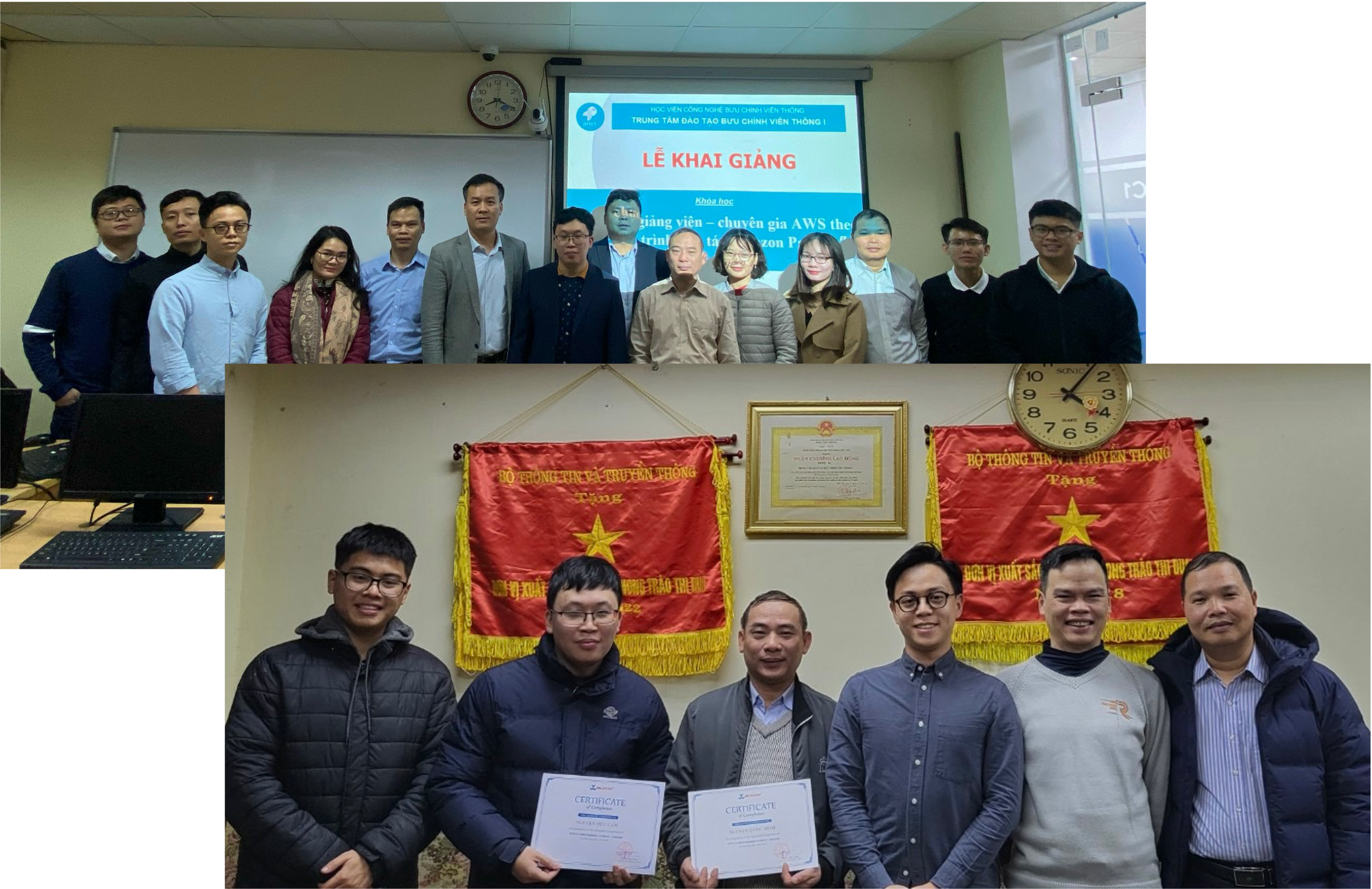 Giảng dạy cho PTTC1, Học viện Công nghệ Bưu Chính Viễn Thông